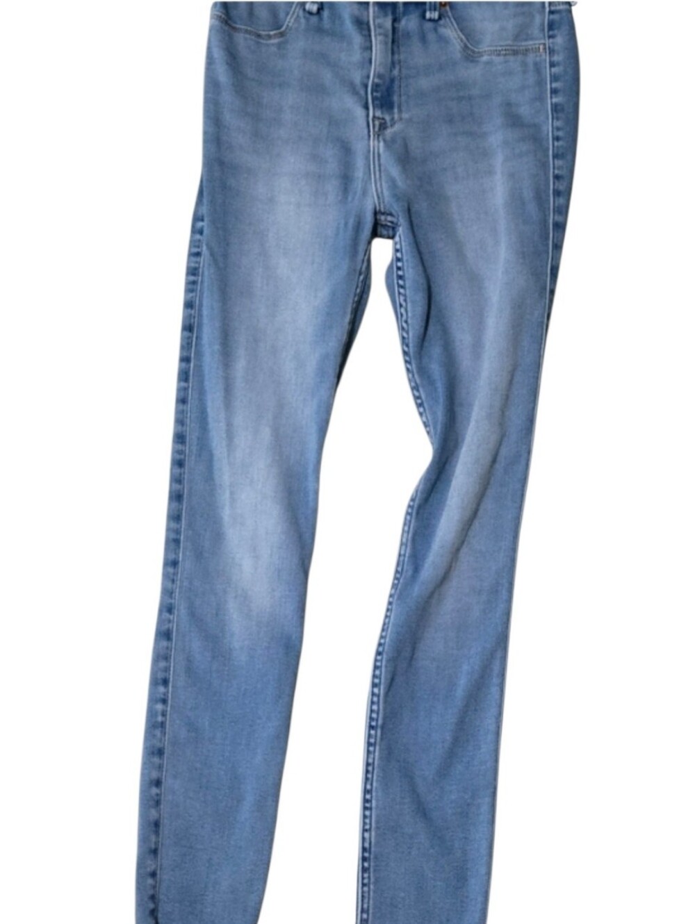 Abercrombie & Fitch Blue Denim Jeans Label Detail
